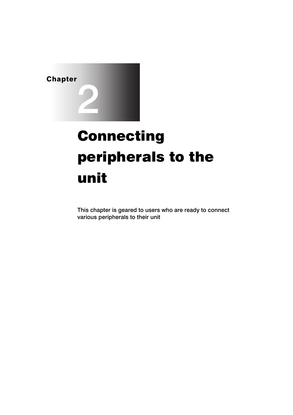 Chapter 2: connecting peripherals to the unit | Matrox Electronic Systems 4SIGHT-M User Manual | Page 23 / 162
