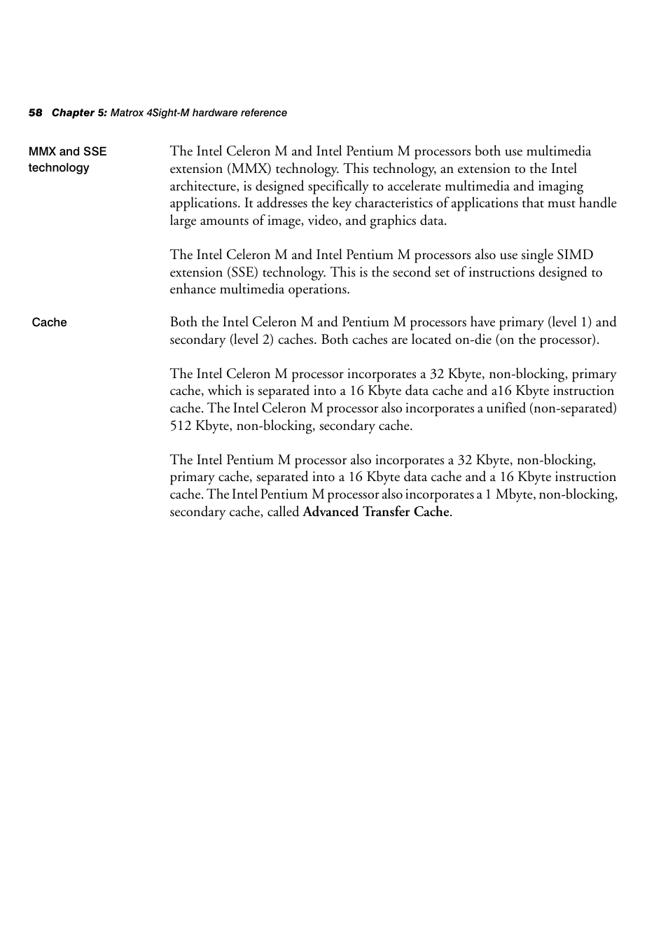 Matrox Electronic Systems 4SIGHT-M User Manual | Page 58 / 162
