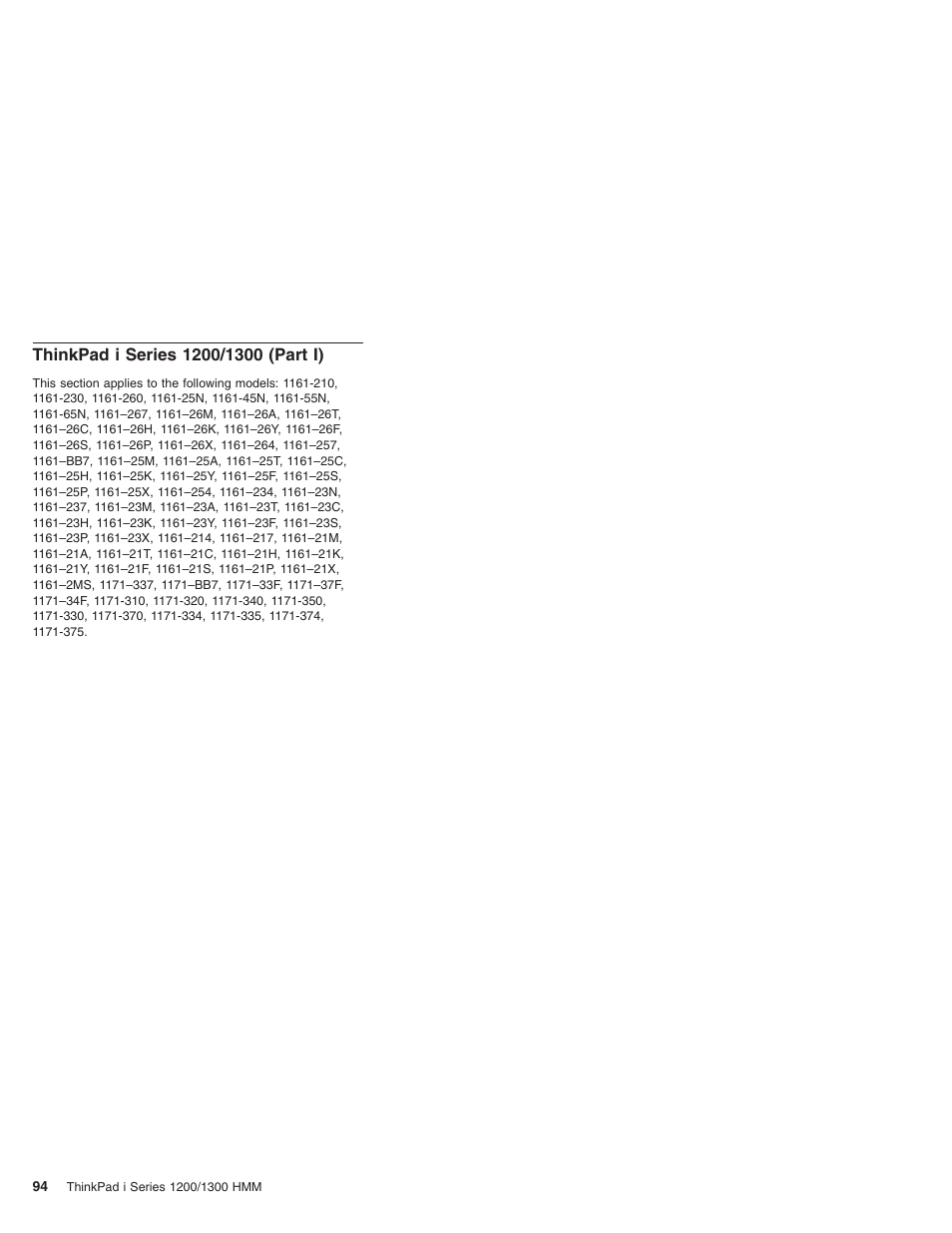 Thinkpad i series 1200/1300 (part i) | Madge Networks 1200 User Manual | Page 104 / 233