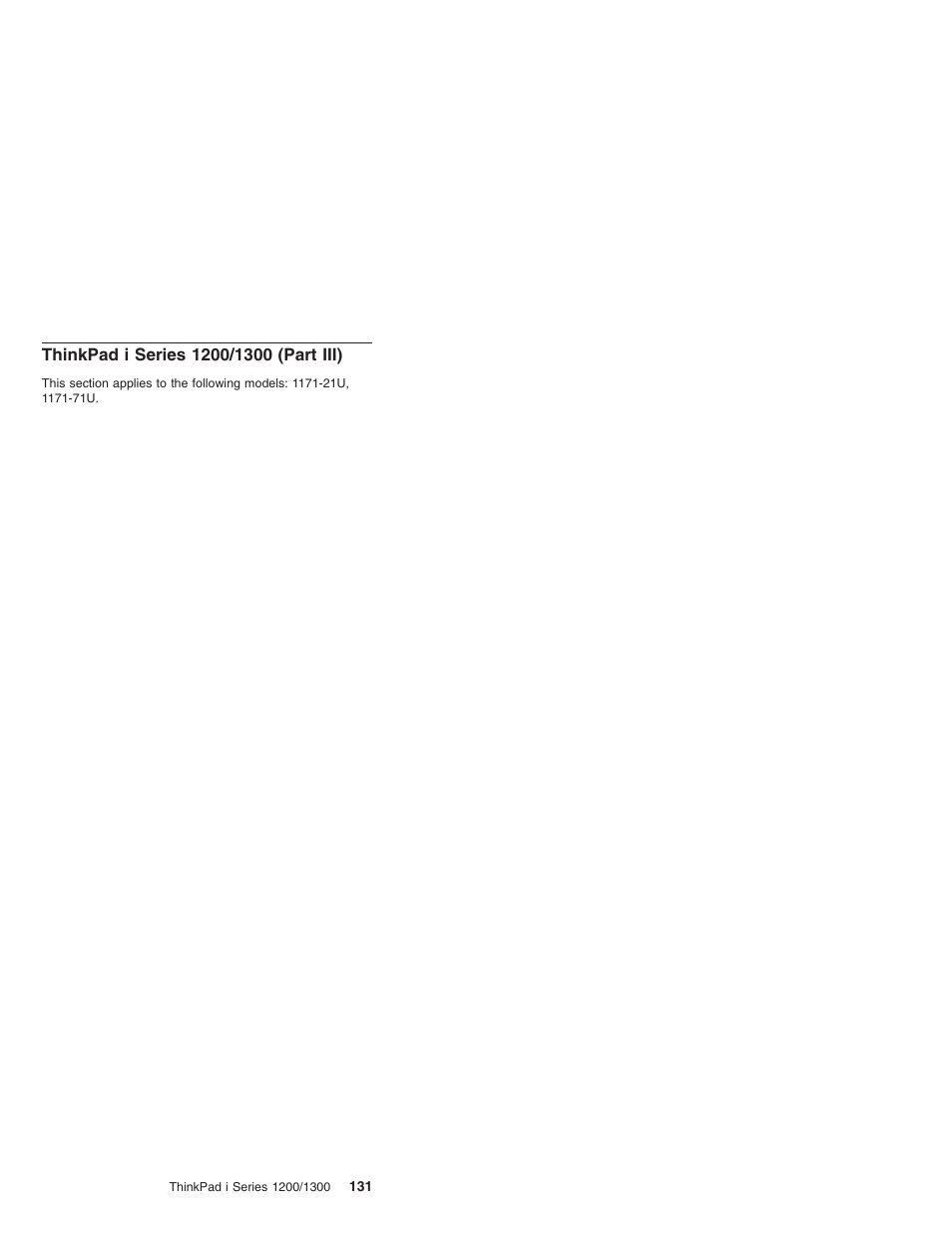 Thinkpad i series 1200/1300 (part iii) | Madge Networks 1200 User Manual | Page 141 / 233