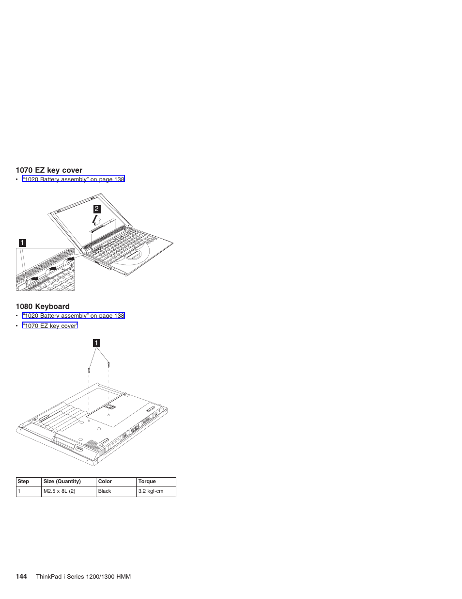 1070 ez key cover, 1080 keyboard | Madge Networks 1200 User Manual | Page 154 / 233