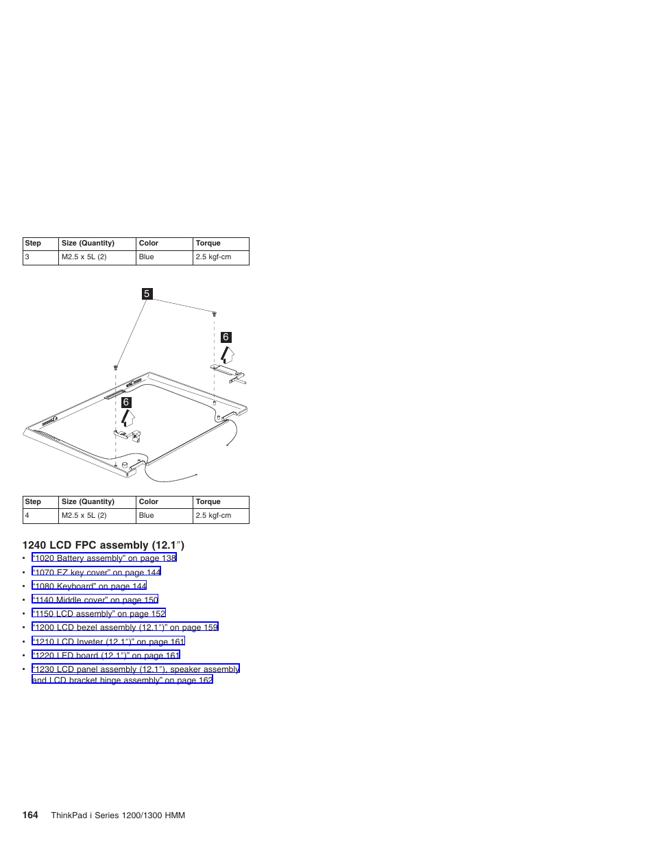 1240 lcd fpc assembly (12.1") | Madge Networks 1200 User Manual | Page 174 / 233