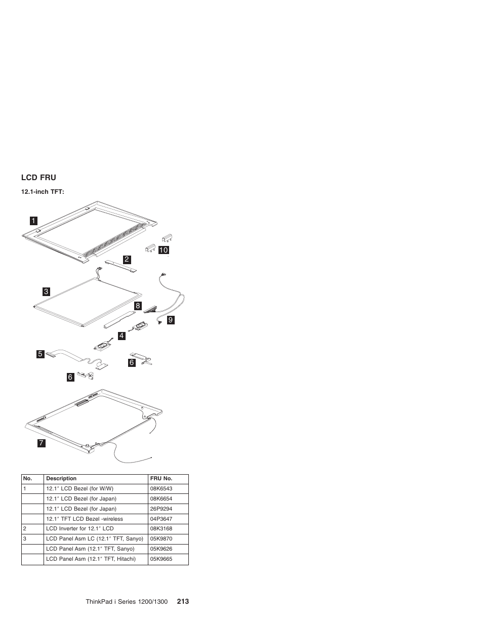 Lcd fru | Madge Networks 1200 User Manual | Page 223 / 233