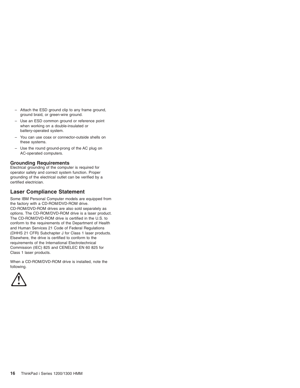 Grounding requirements, Laser compliance statement | Madge Networks 1200 User Manual | Page 26 / 233