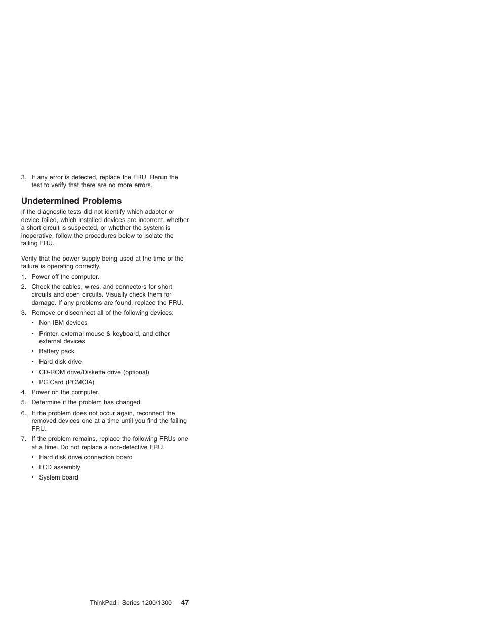 Undetermined problems, Undetermined | Madge Networks 1200 User Manual | Page 57 / 233