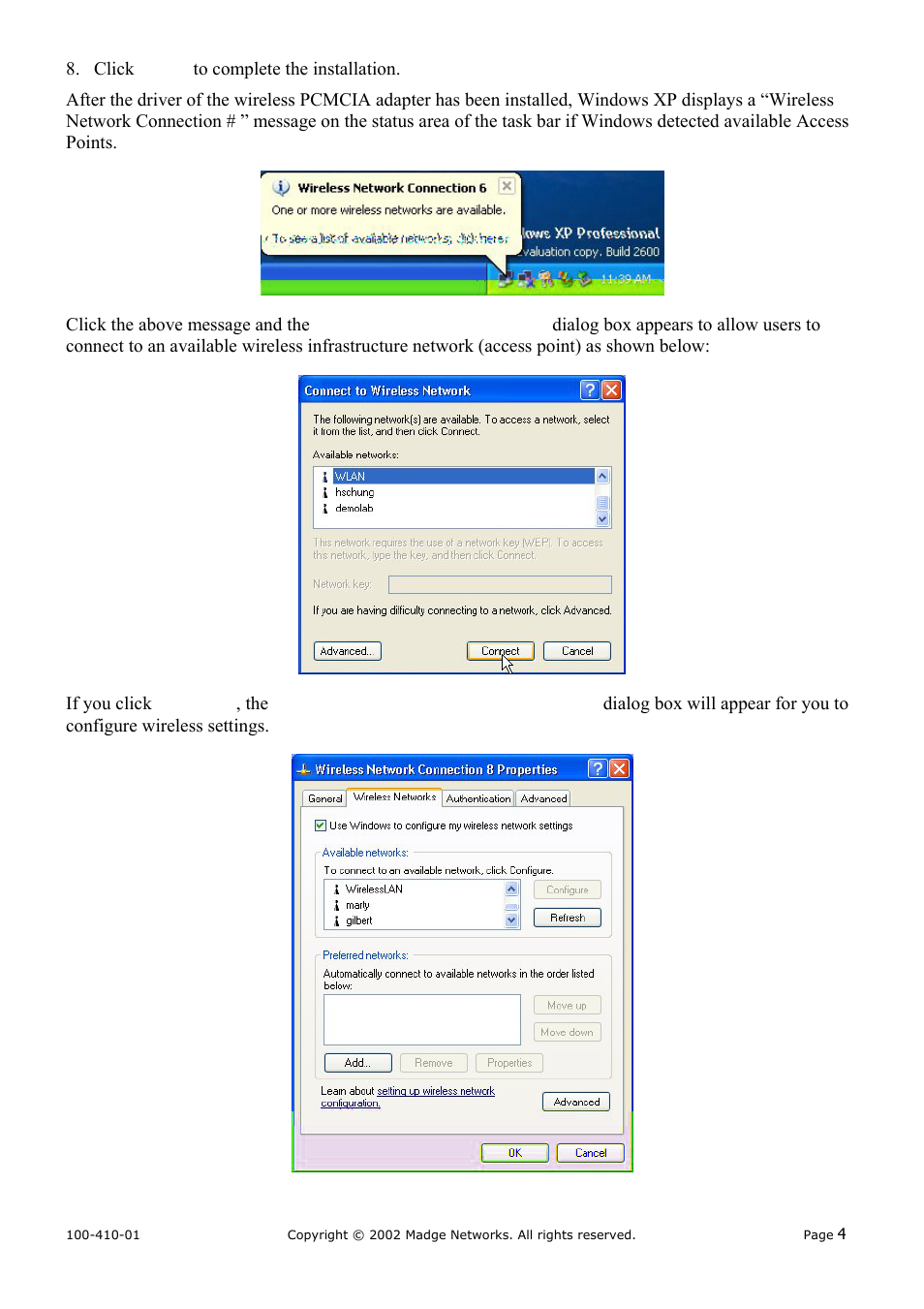 Madge Networks 802.11b (95-31) User Manual | Page 8 / 12