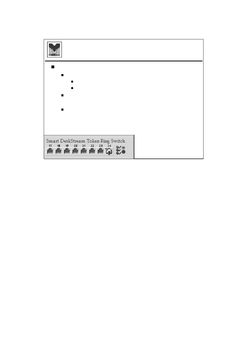 Connectivity, 24th rj45 port, Ports - 2 | Madge Networks Token Ring Switch User Manual | Page 15 / 58