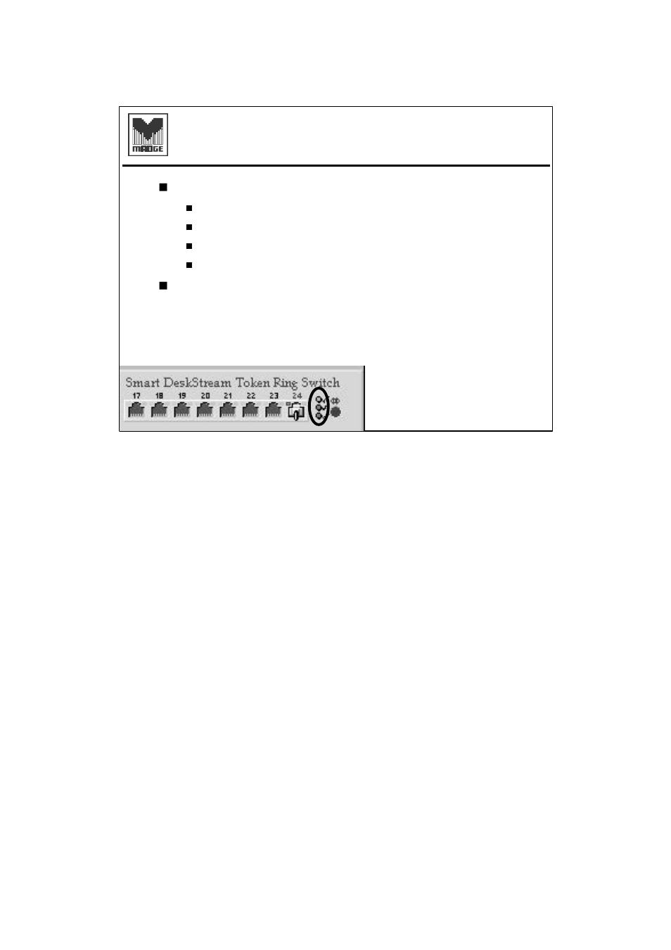 Connectivity, Second led, module link 1, Third led, module link 2 - as for link 1 | Status leds - 2 | Madge Networks Token Ring Switch User Manual | Page 19 / 58