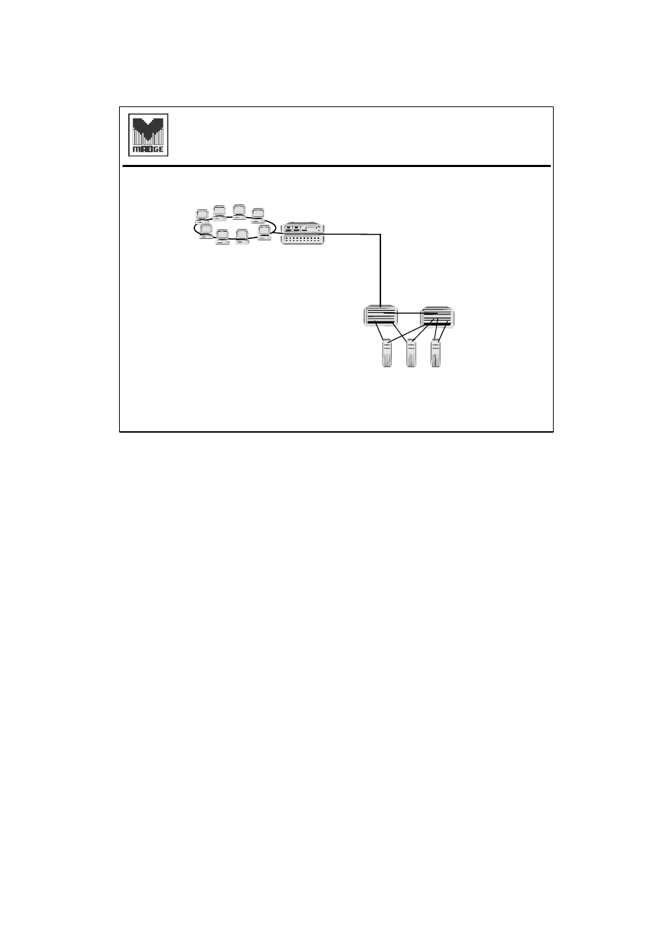Easy integration, Into existing networks, Typical network layout | Madge Networks Token Ring Switch User Manual | Page 5 / 58