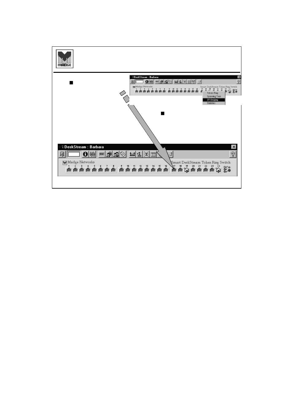 Source route switching | Madge Networks Token Ring Switch User Manual | Page 50 / 58