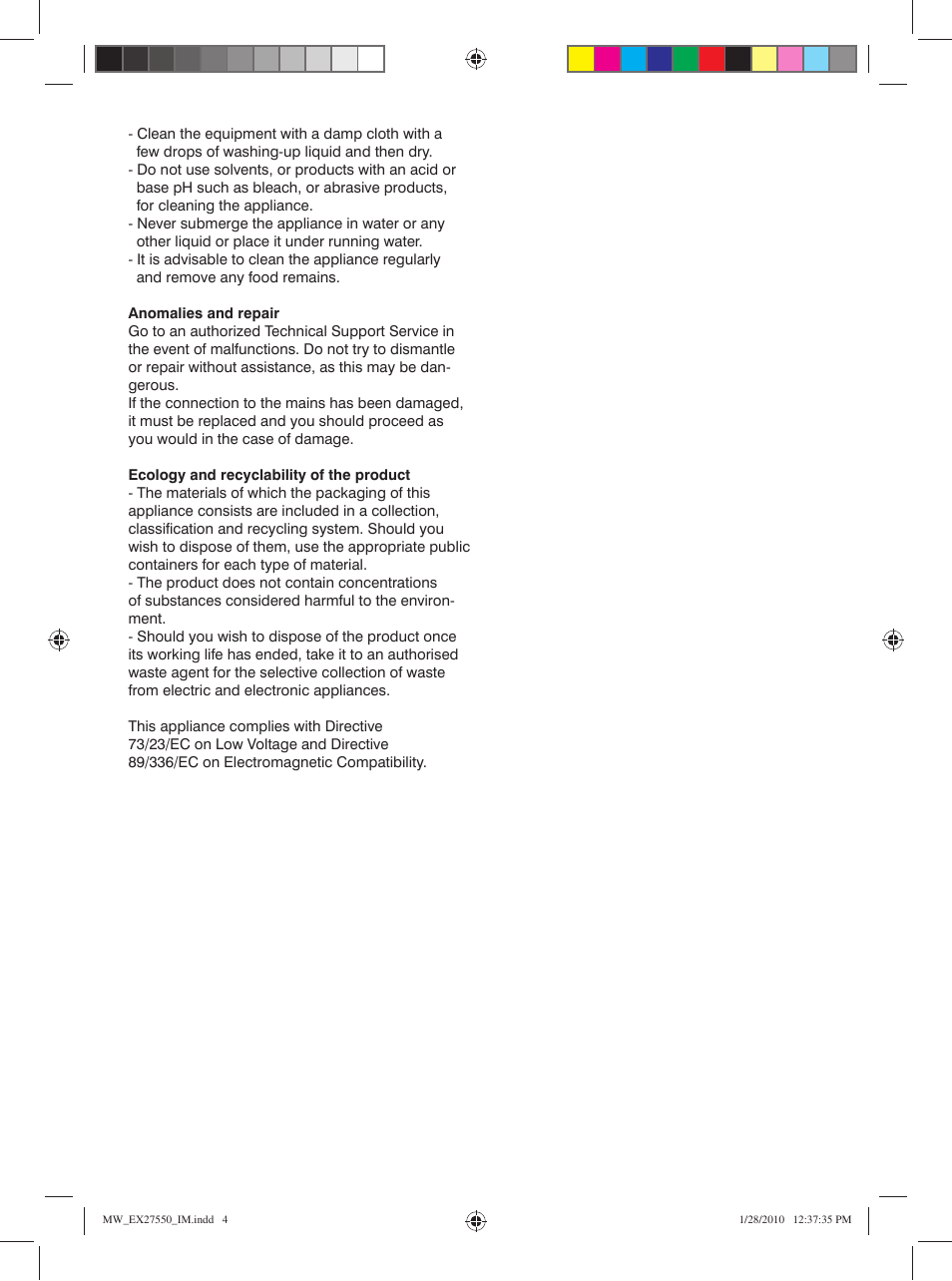 Mellerware 2 7 5 5 01500W User Manual | Page 4 / 5