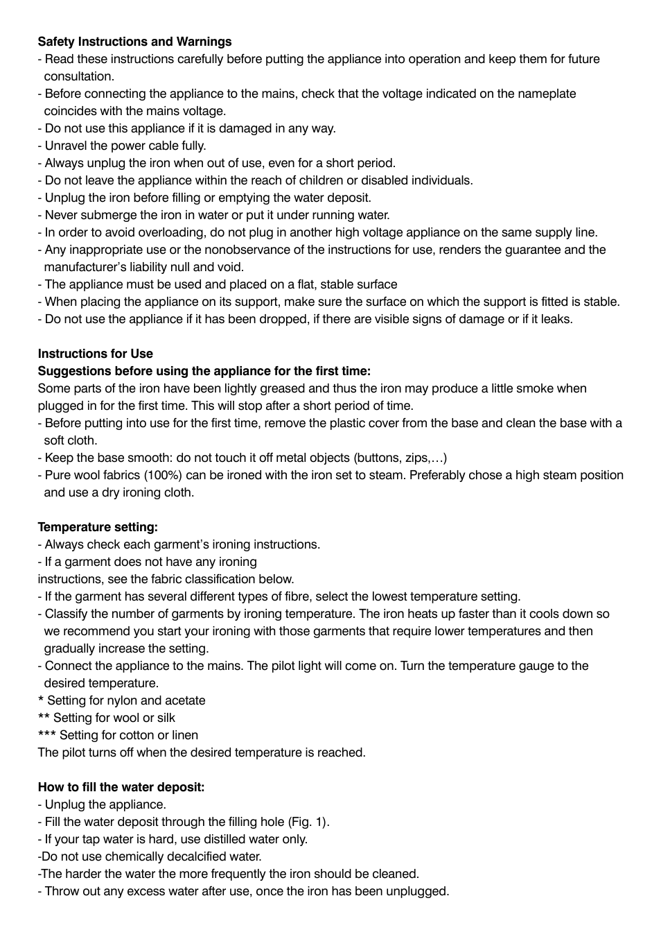 Mellerware ADRIA 1400 User Manual | Page 2 / 4