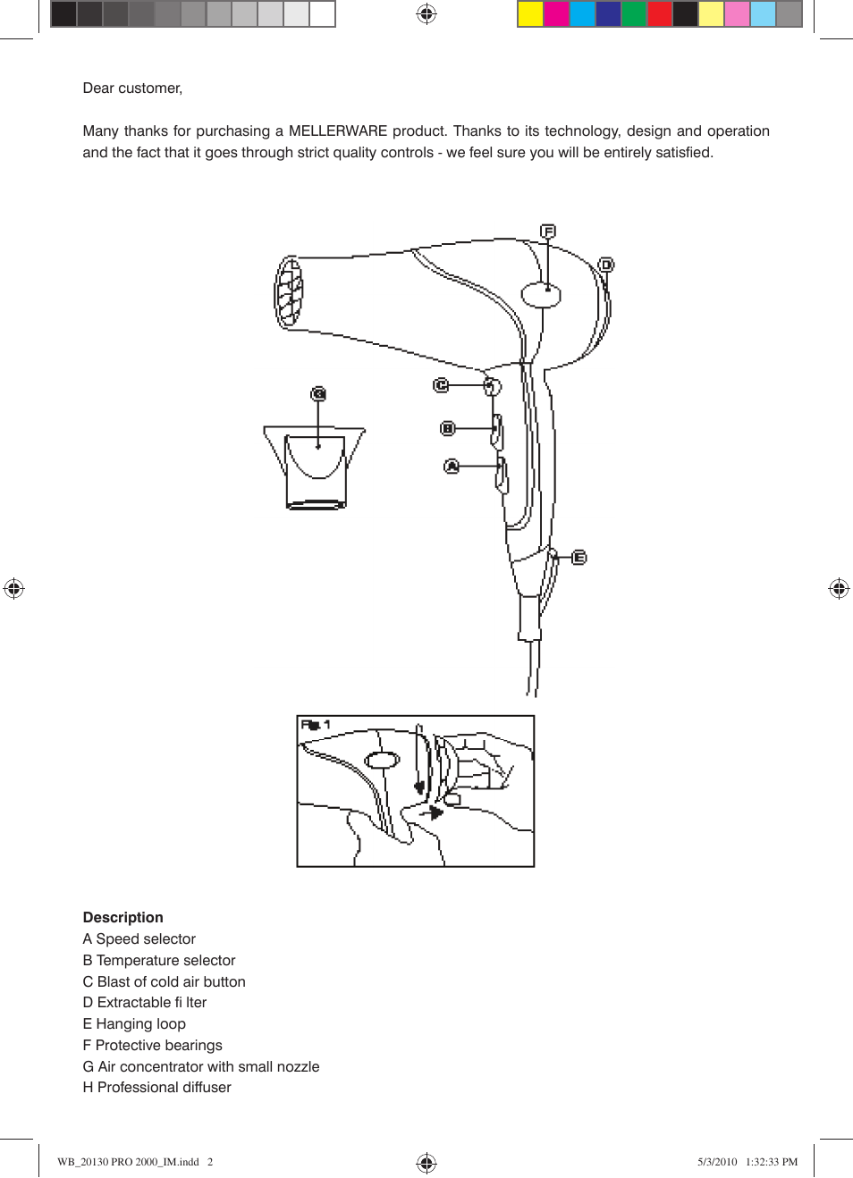 Mellerware TWEETY WB201302000W User Manual | Page 2 / 6