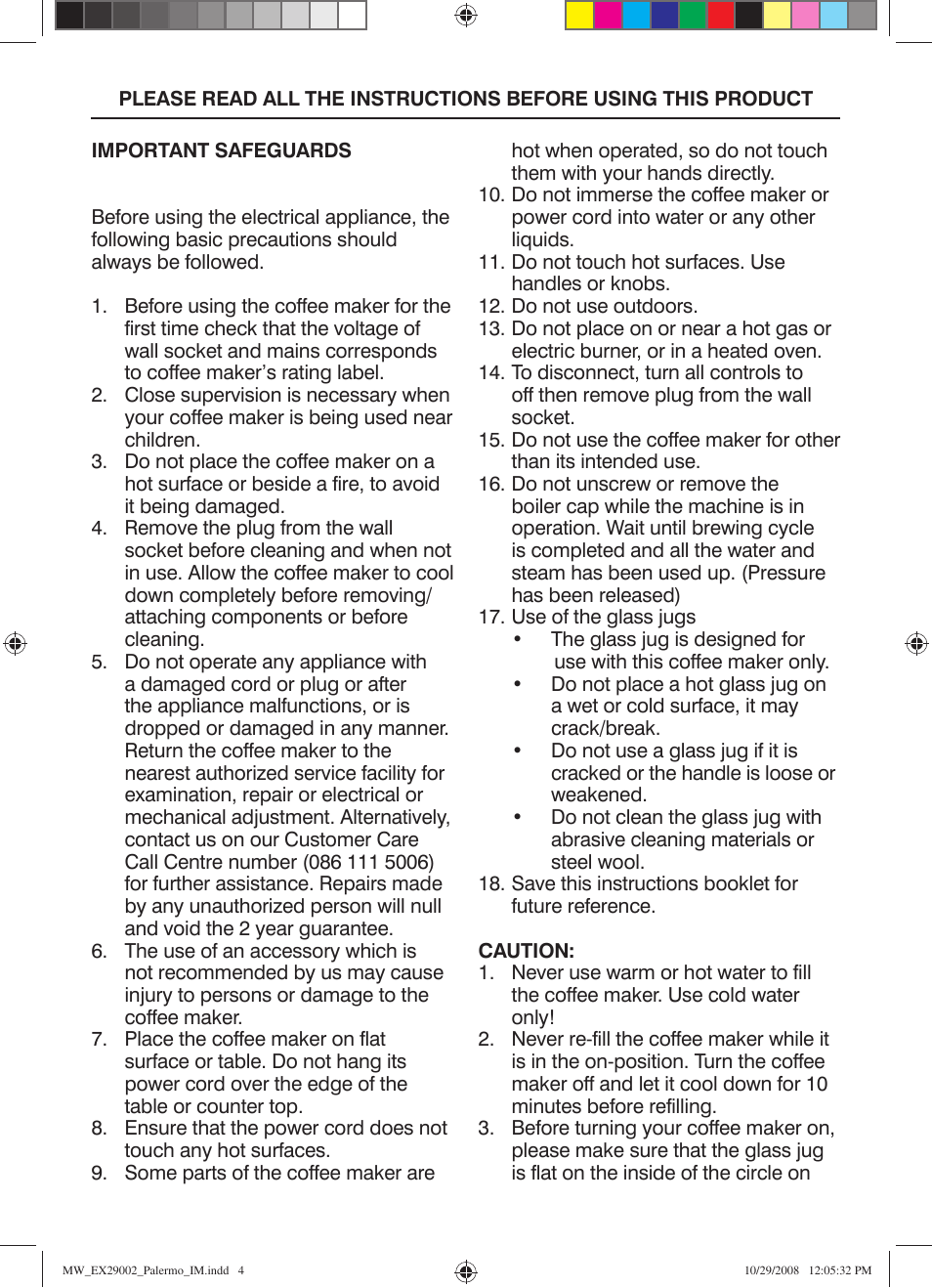 Mellerware PALERMO 29002 User Manual | Page 4 / 11