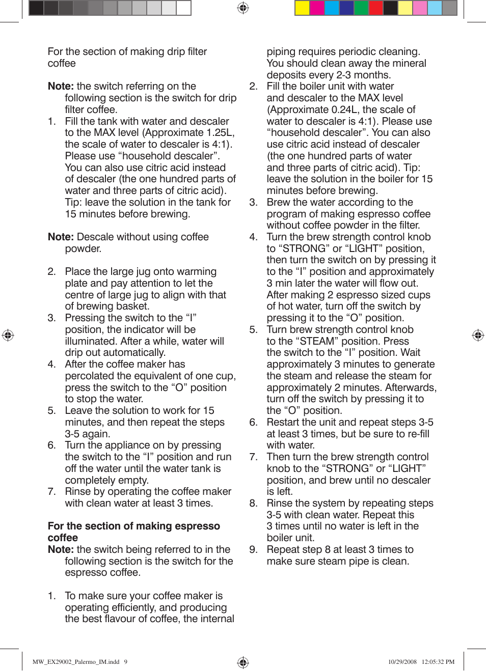 Mellerware PALERMO 29002 User Manual | Page 9 / 11