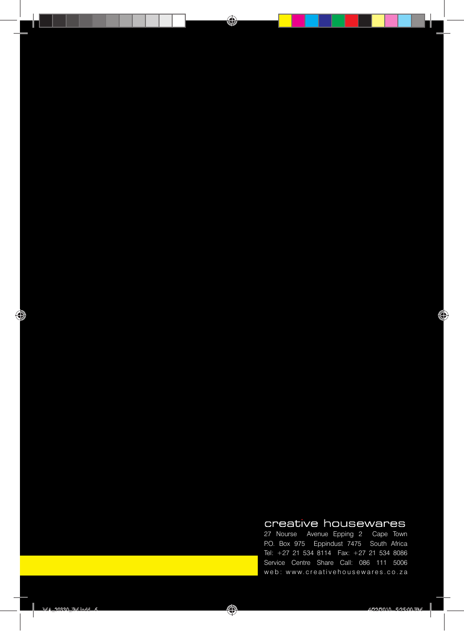 Mellerware MARCO ALDANY 20330 User Manual | Page 6 / 6