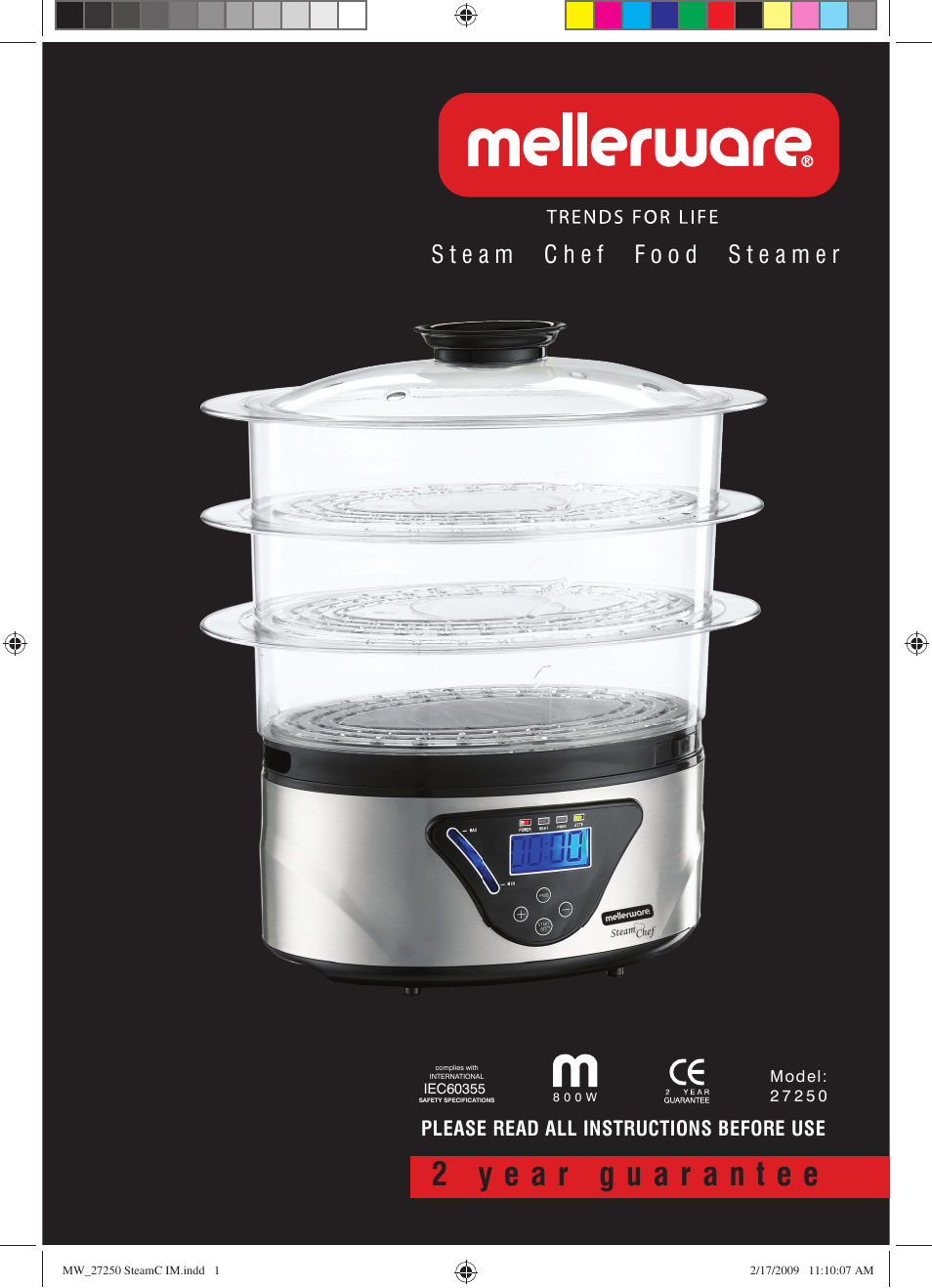 Mellerware 27250 User Manual | 5 pages