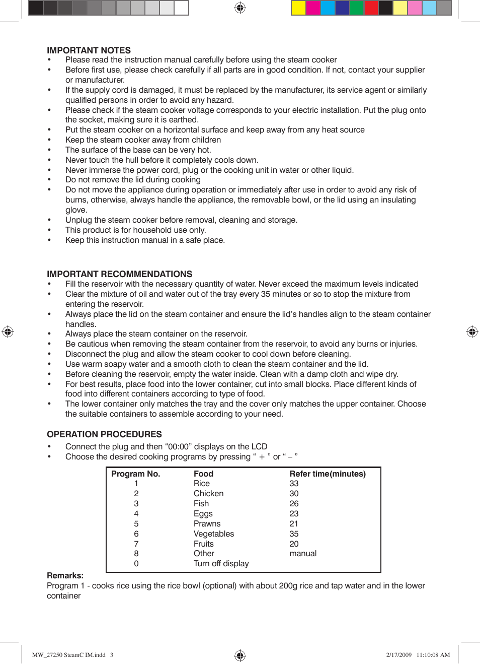 Mellerware 27250 User Manual | Page 3 / 5