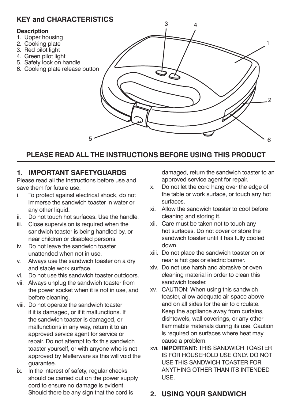 Mellerware 25100 User Manual | Page 2 / 4