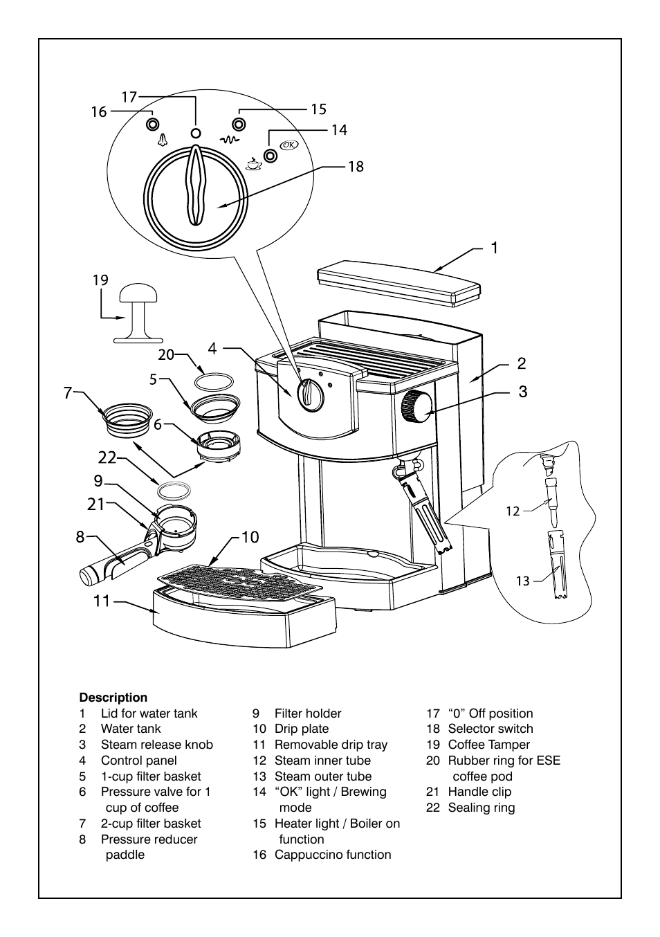 Mellerware TRENTO 1200W User Manual | Page 2 / 8