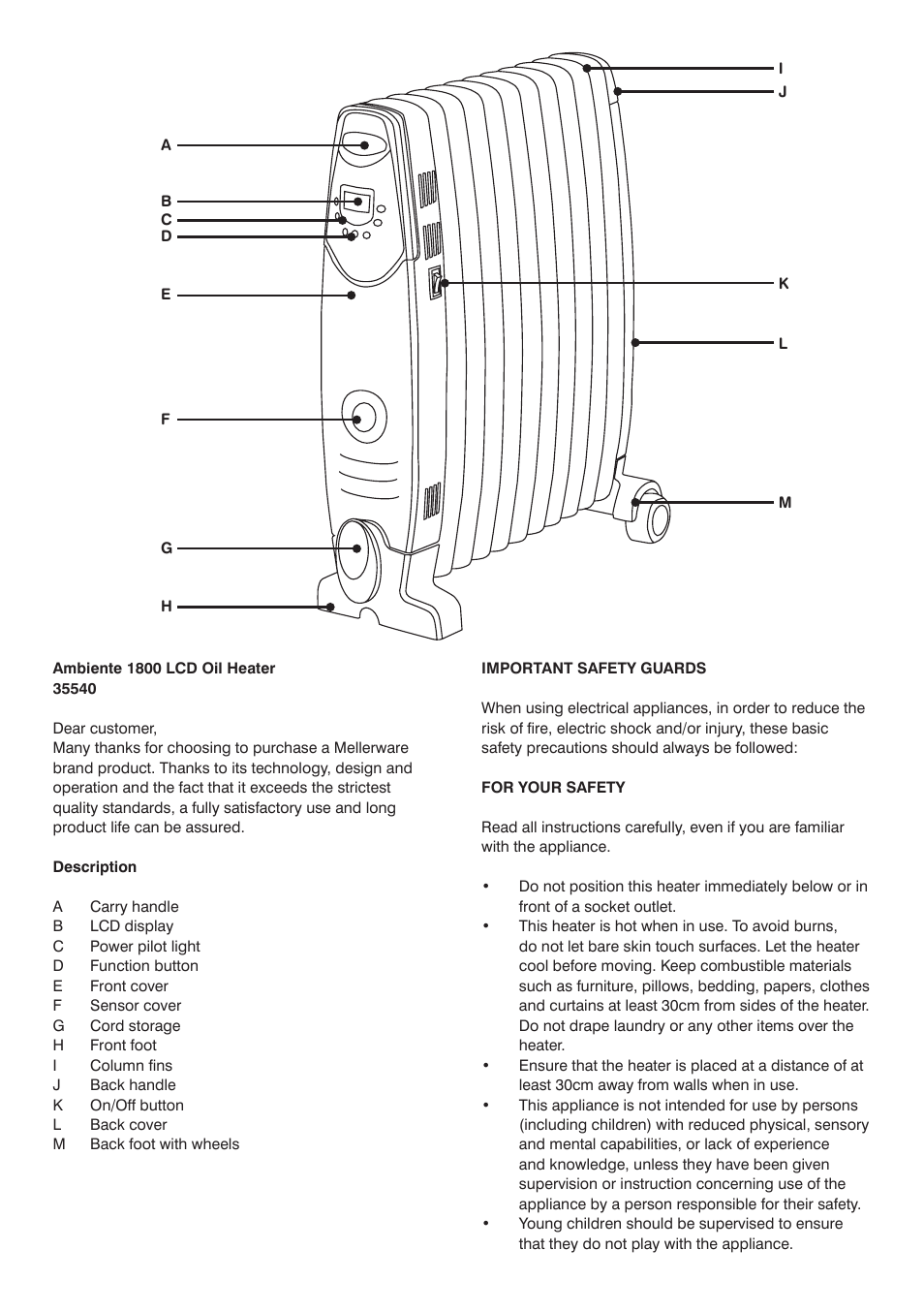 Mellerware 35540 User Manual | Page 2 / 6