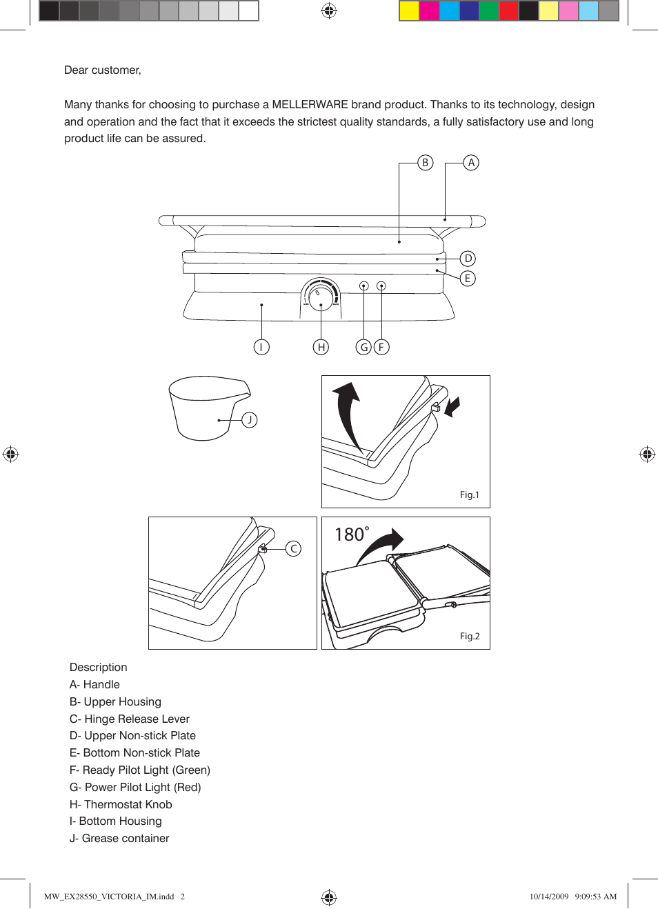 Mellerware EXECUTIVE 2 8 5 5 0 User Manual | Page 2 / 5