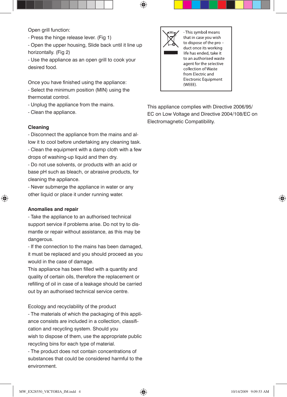 Mellerware EXECUTIVE 2 8 5 5 0 User Manual | Page 4 / 5