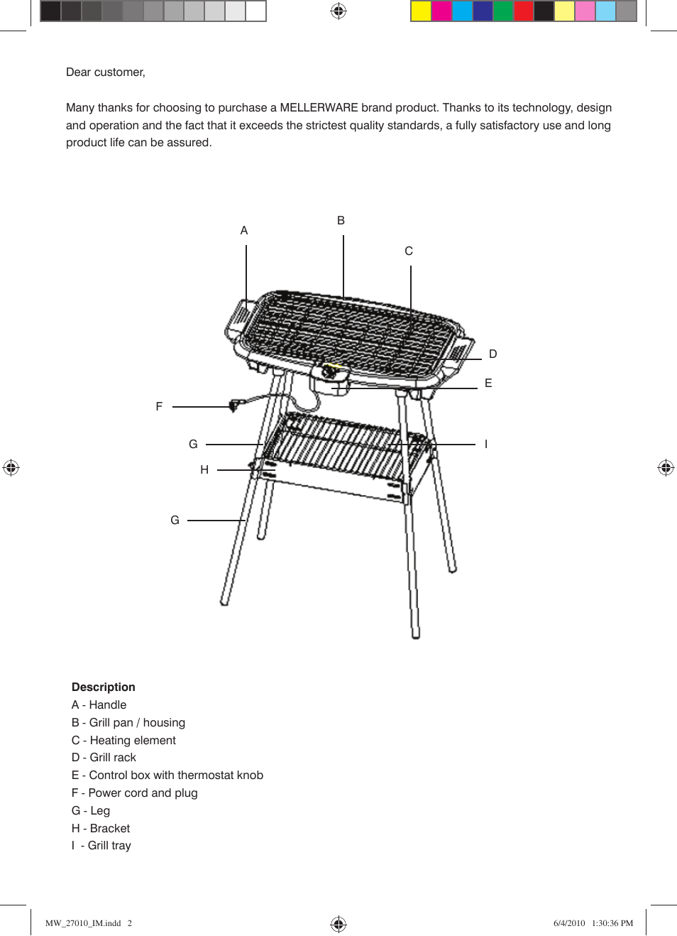 Mellerware 27010 User Manual | Page 2 / 6