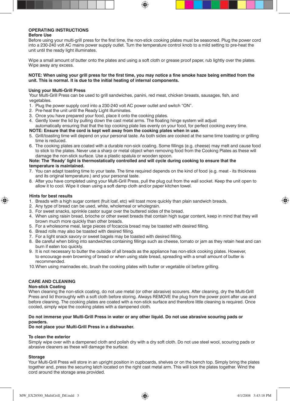 Mellerware 28500 User Manual | Page 3 / 4