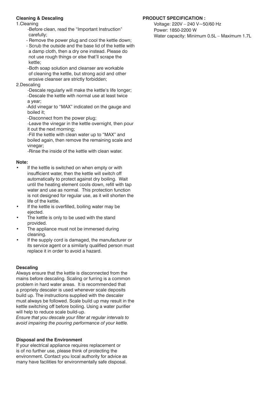 Mellerware 22640B User Manual | Page 3 / 4