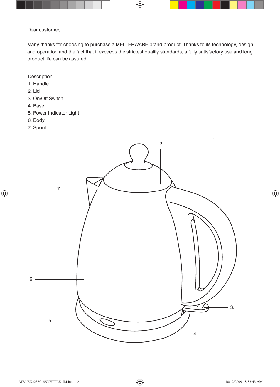 Mellerware EXECUTIVE 22350 User Manual | Page 2 / 6