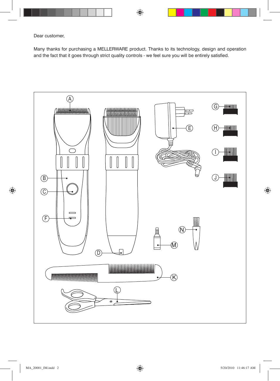 Mellerware MACRO ALDANY MA20001 User Manual | Page 2 / 8
