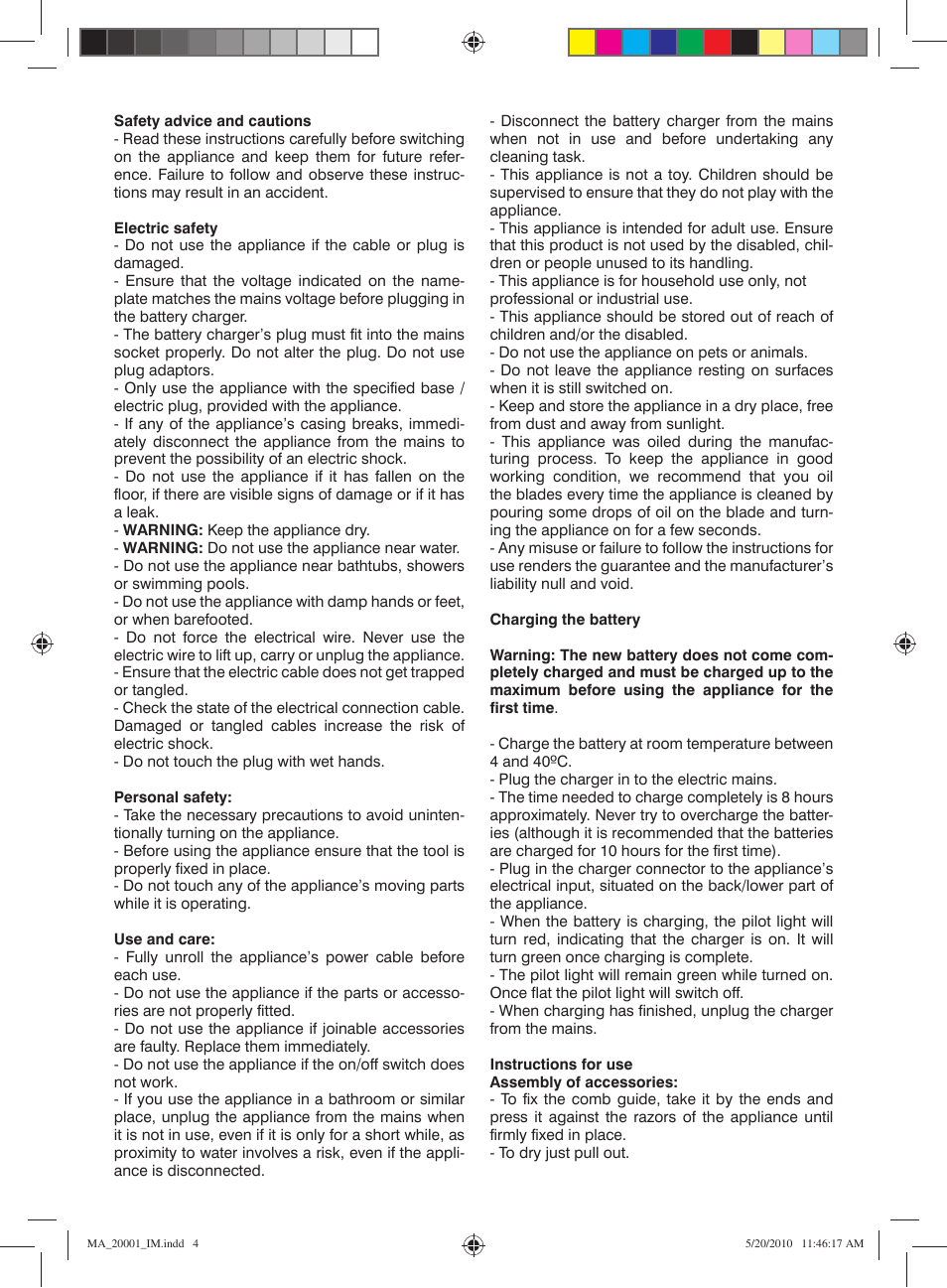 Mellerware MACRO ALDANY MA20001 User Manual | Page 4 / 8