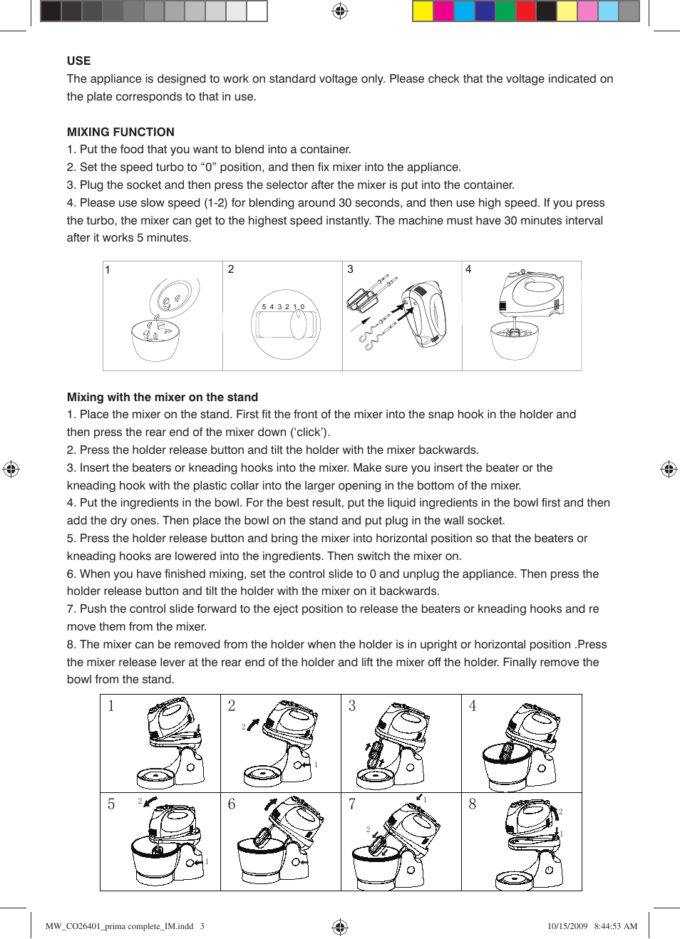 Mellerware PRIMA COMPLETE 26401 User Manual | Page 3 / 6