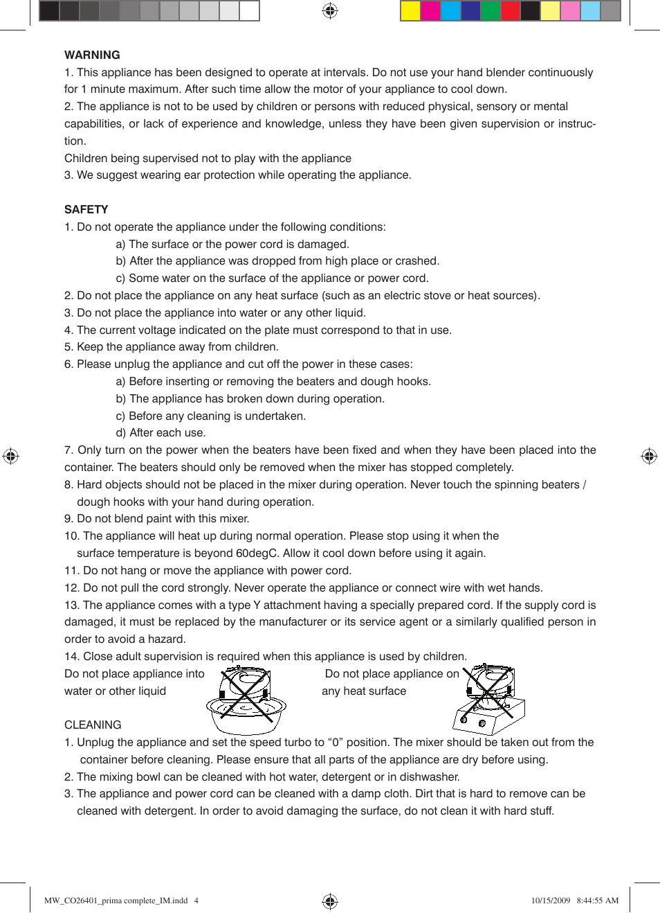 Mellerware PRIMA COMPLETE 26401 User Manual | Page 4 / 6
