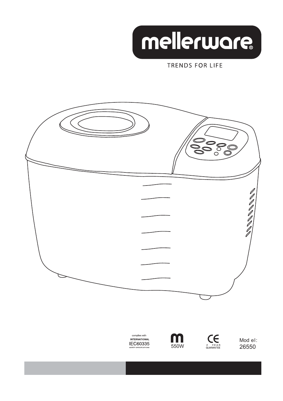 Mellerware 26550550W User Manual | 81 pages