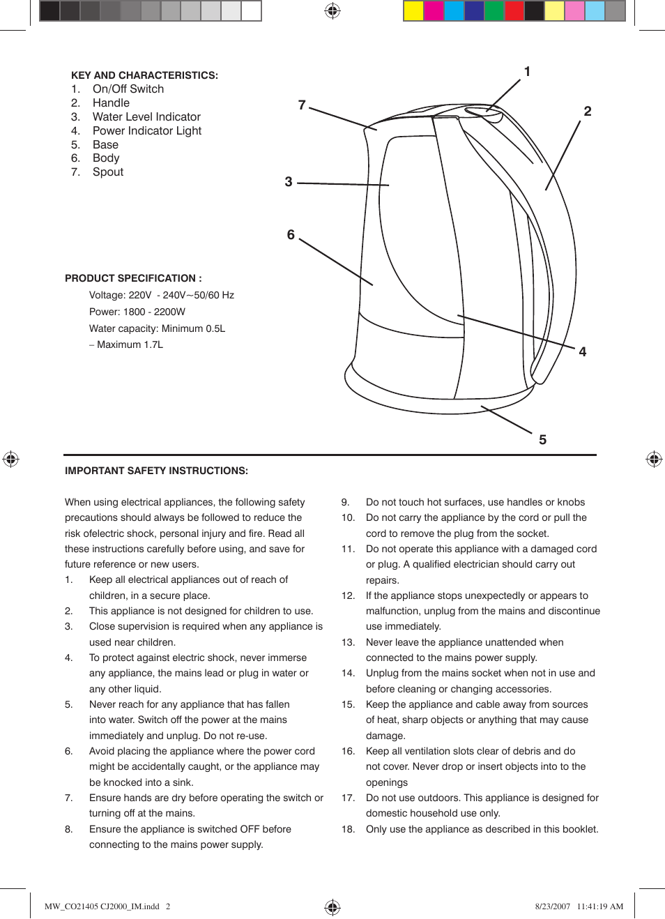 Mellerware C O N T E M P O R A R Y 21405/62200W User Manual | Page 2 / 4