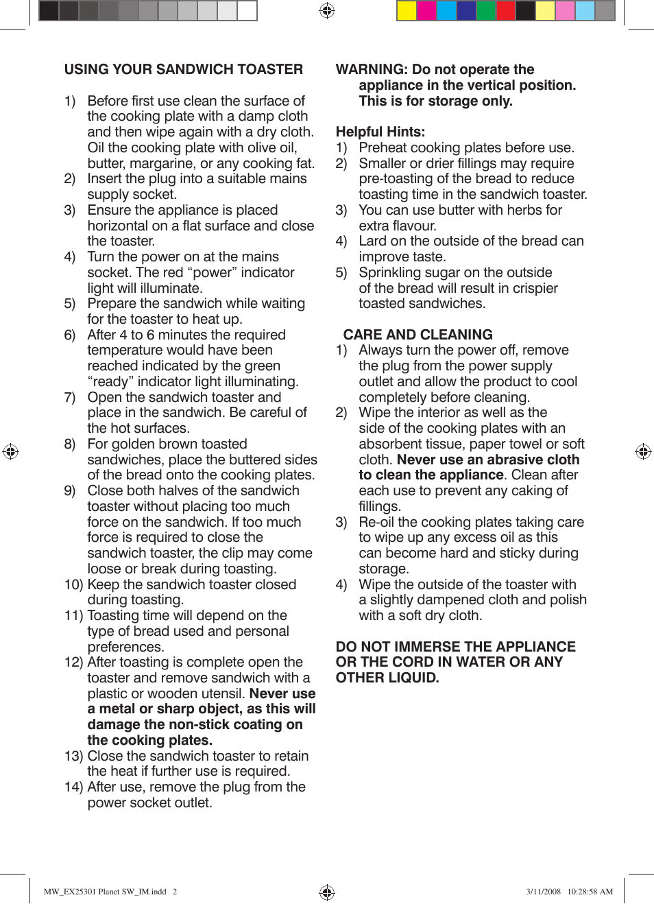 Mellerware 25301 User Manual | Page 2 / 4