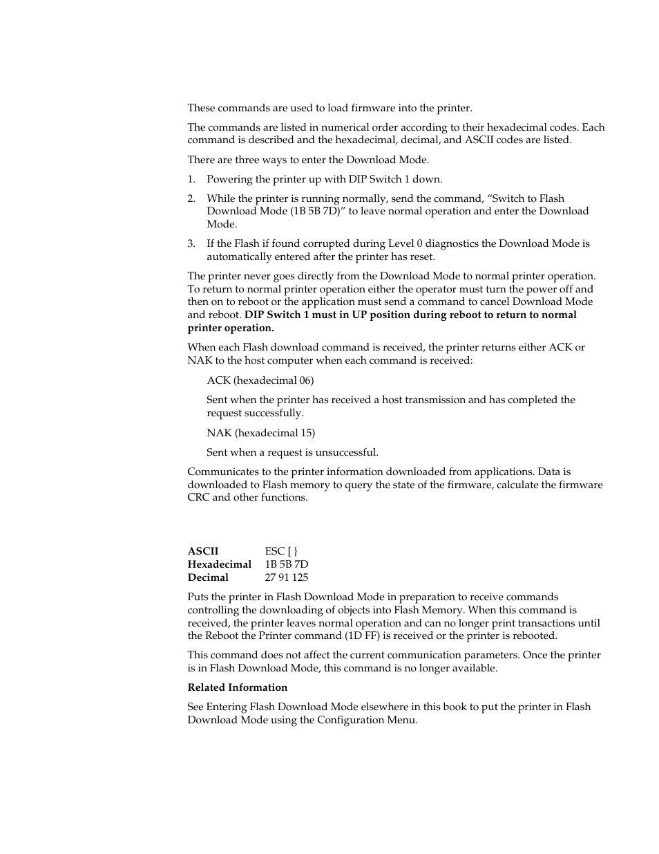 Flash download commands | M-S Cash Drawer A794 User Manual | Page 140 / 147
