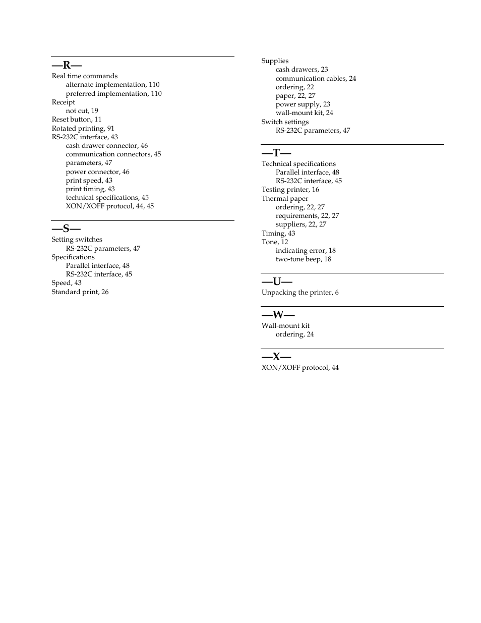 M-S Cash Drawer A794 User Manual | Page 146 / 147