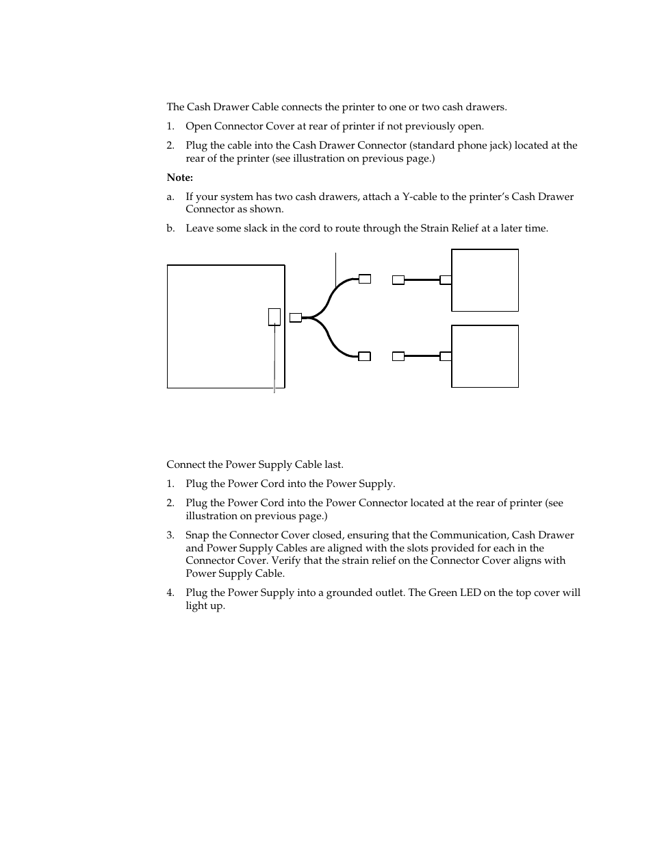 Cash drawer cables, Power supply cable | M-S Cash Drawer A794 User Manual | Page 15 / 147