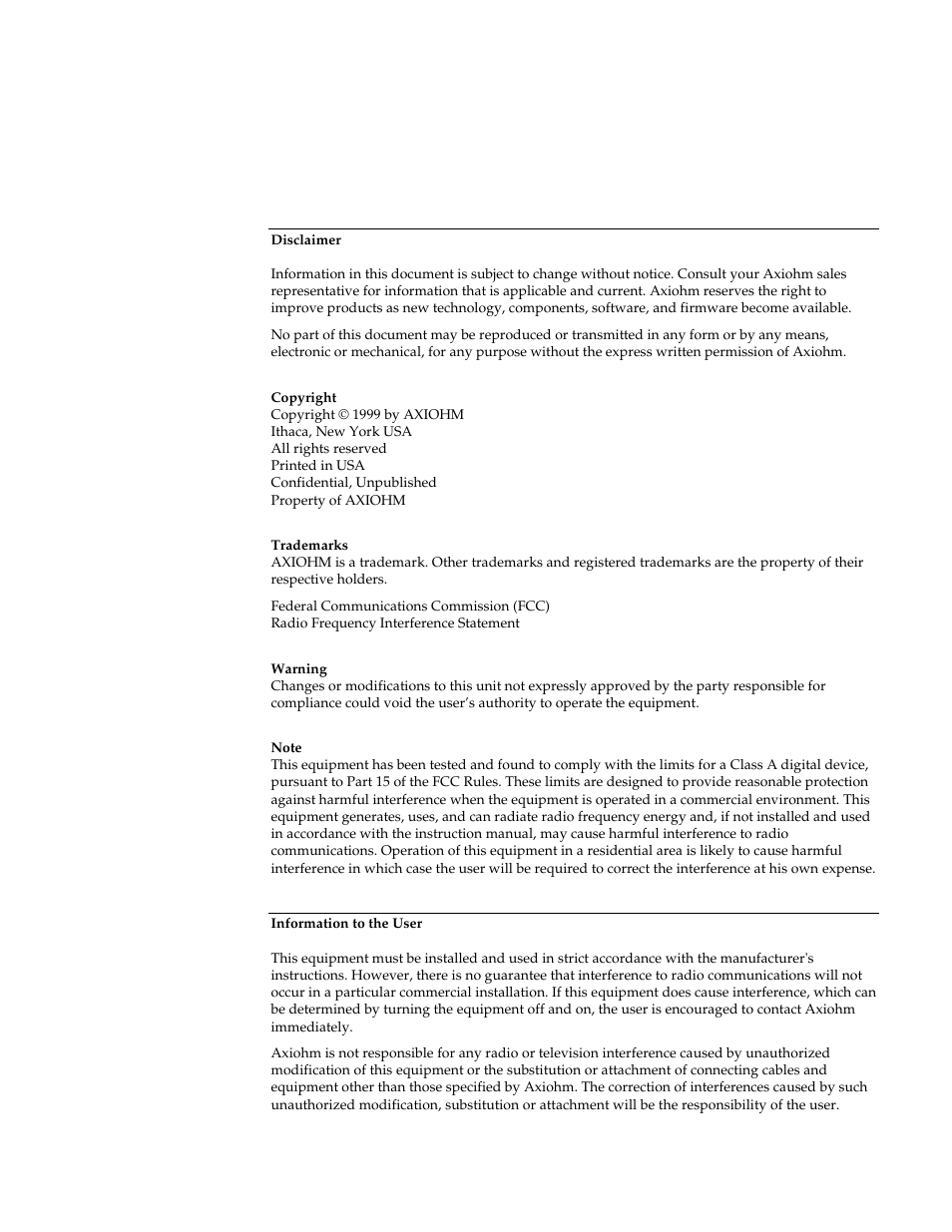 Legal notices | M-S Cash Drawer A794 User Manual | Page 2 / 147