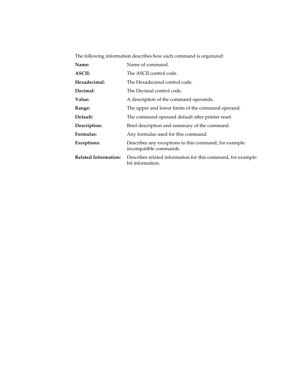 Command conventions | M-S Cash Drawer A794 User Manual | Page 55 / 147
