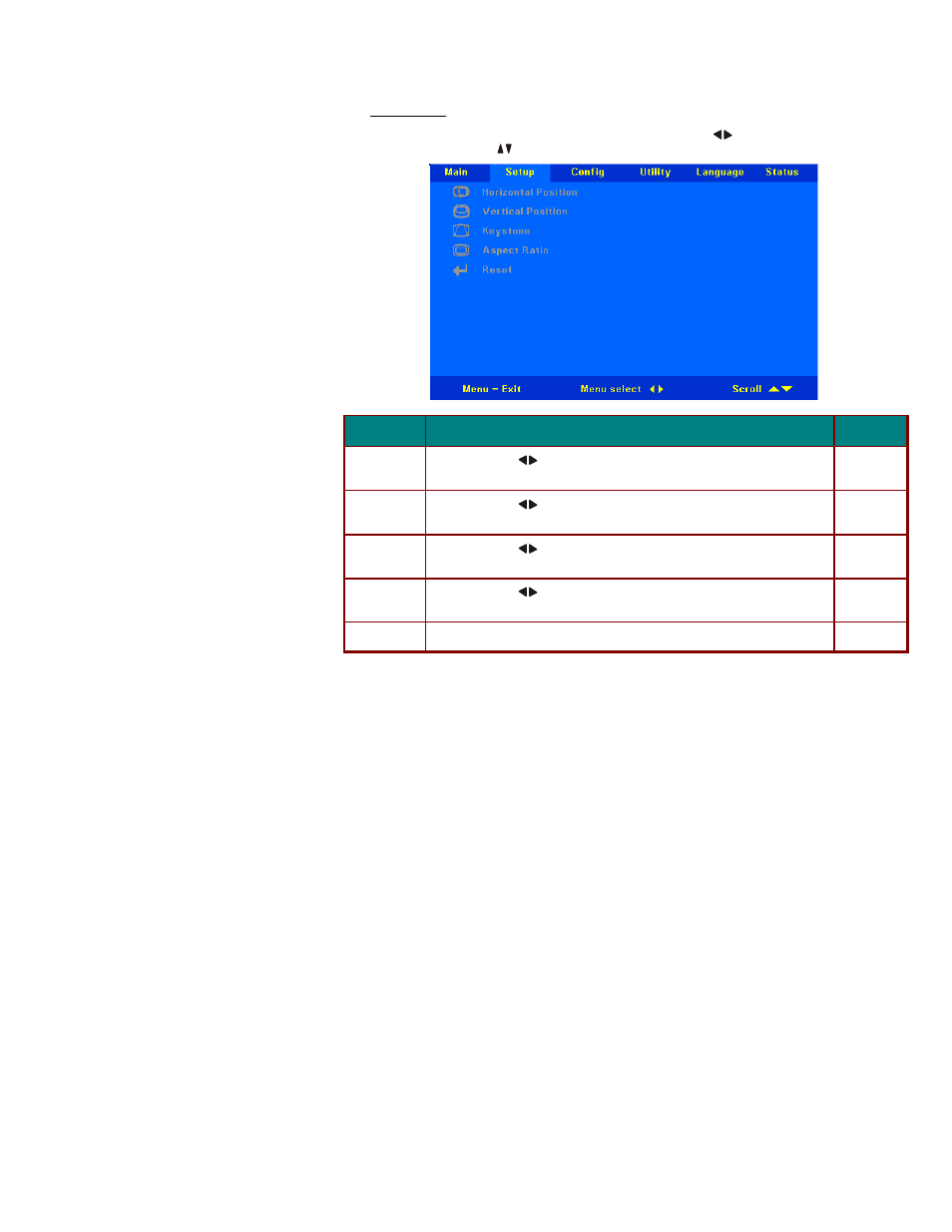 Setup menu | Microtek MS4 User Manual | Page 24 / 43