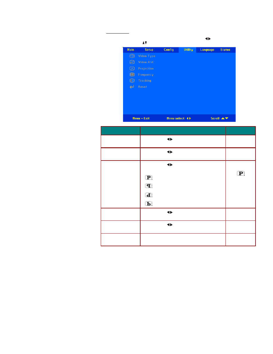 Utility menu | Microtek MS4 User Manual | Page 26 / 43