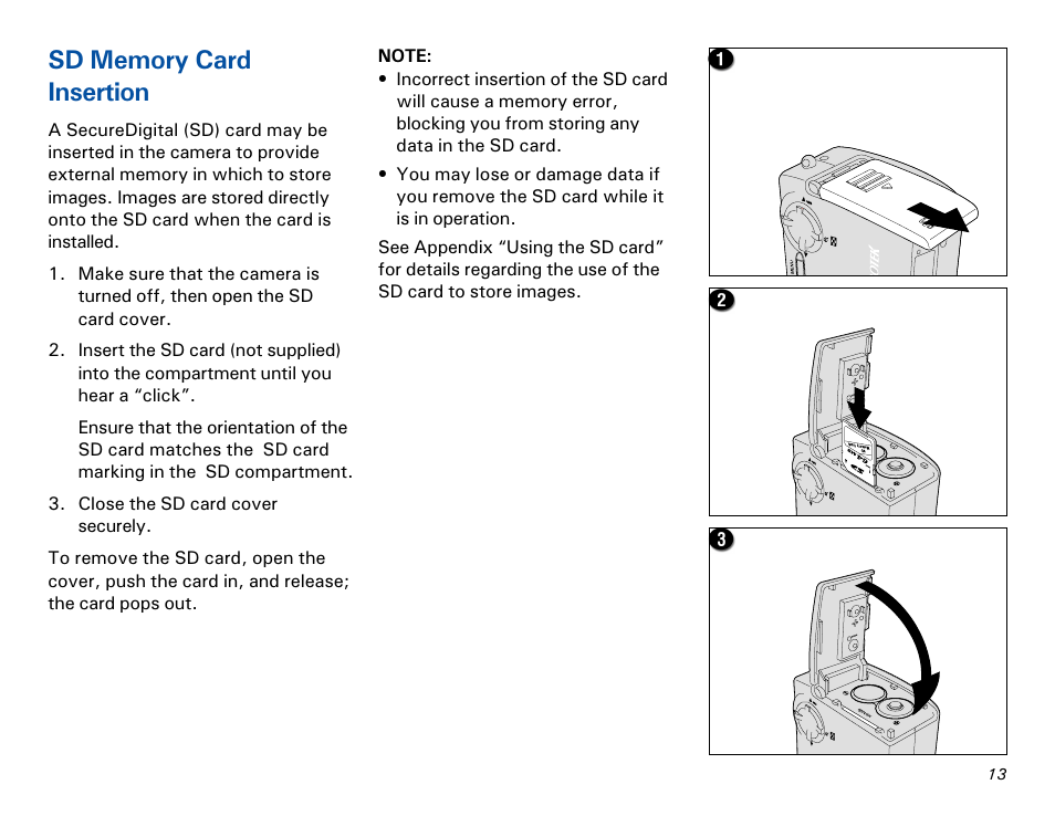 Sd memory card insertion | Microtek MKT-1300a User Manual | Page 20 / 72