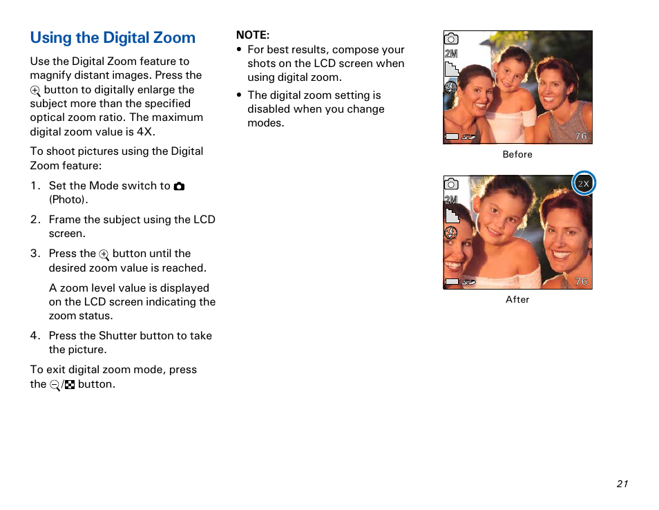 Using the digital zoom | Microtek MKT-1300a User Manual | Page 28 / 72