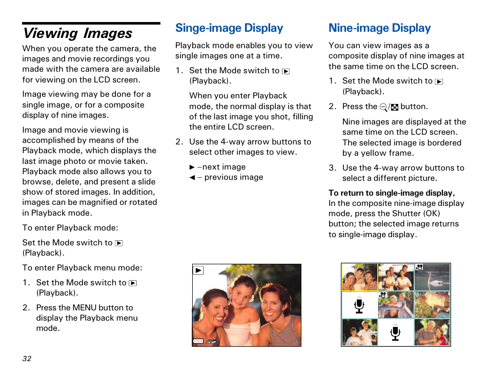 Viewing images, Single-image display, Nine-image display | Singe-image display | Microtek MKT-1300a User Manual | Page 39 / 72