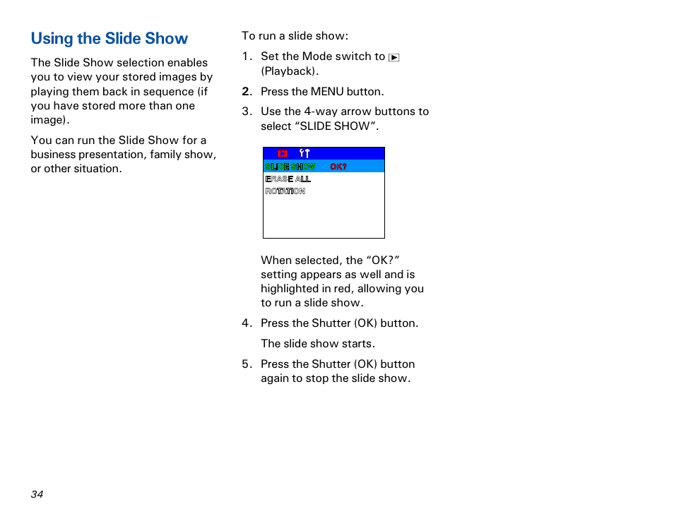 Using the slide show | Microtek MKT-1300a User Manual | Page 41 / 72