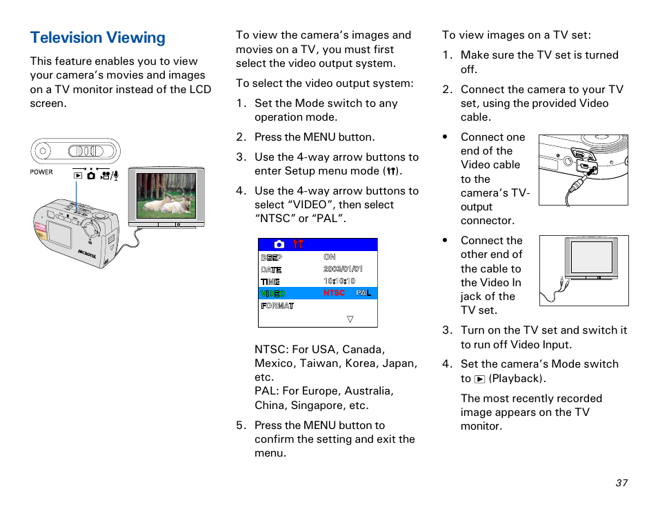 Television viewing | Microtek MKT-1300a User Manual | Page 44 / 72